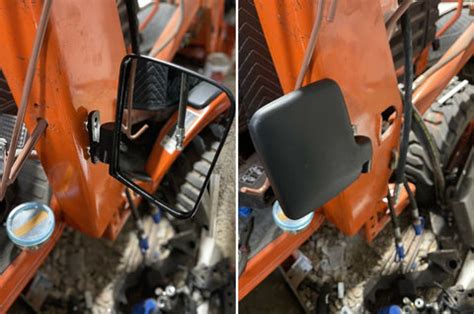 kubota skid steer mirrors|kubota tractor side view mirror.